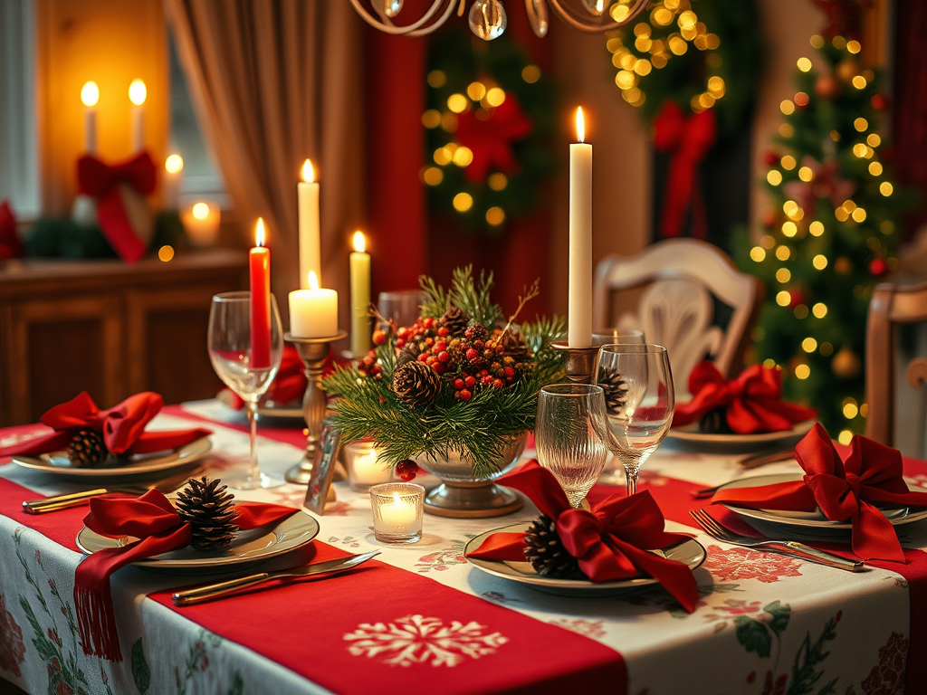 Come decorare la tavola per&nbsp;Natale